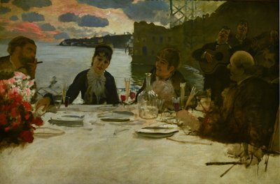 Almuerzo en Posillipo de Giuseppe de Nittis